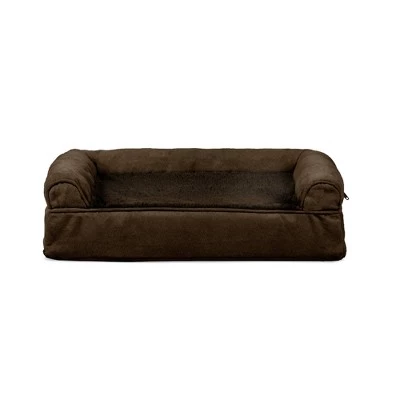 FurHaven Plush & Suede Full Support Sofa Dog Bed 3 FurHaven Plush & Suede Full Support Sofa Dog Bed - Image 3