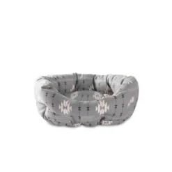 PetShop by Fringe Studio Geometric Round Cuddler Dog Bed - Gray 16 PetShop by Fringe Studio Geometric Round Cuddler Dog Bed - Gray -Pet Gizmos Sales GUEST 0a250005 465c 4a66 96b2 d1d6a5e90d8d