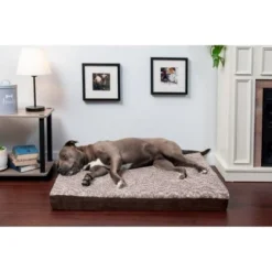 FurHaven Two-Tone Faux Fur & Suede Deluxe Orthopedic Mattress Dog Bed -Pet Gizmos Sales GUEST 0b2db04b 4ee3 4b71 b5bf 2ad06cf43a99