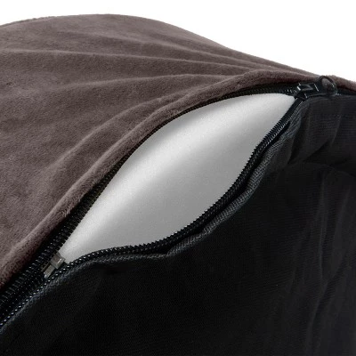 FurHaven Plush & Velvet Oval Dog Bed 3 FurHaven Plush & Velvet Oval Dog Bed - Image 3