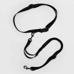 Boots & Barkley Hands-free Dog Leash with Bungee - Black - Boots & Barkley™