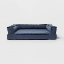 Sofa Bolster Dog Bed - Blue - Boots & Barkley™ 9 Sofa Bolster Dog Bed - Blue - Boots & Barkley™ -Pet Gizmos Sales GUEST 280bcb23 4b14 44c4 8ef0 1570de8f8fbc 1