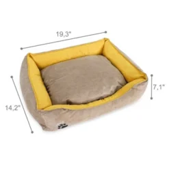 Sussex Home Lepus Pets Washable Dog Bed for Dogs - Durable Waterproof Sofa Dog Bed with Sides