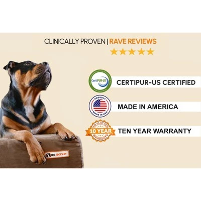 Big Barker 7" Orthopedic Dog Bed - Sleek Edition 9 Big Barker 7" Orthopedic Dog Bed - Sleek Edition - Image 9
