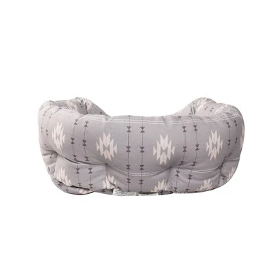 PetShop by Fringe Studio Geometric Round Cuddler Dog Bed - Gray 5 PetShop by Fringe Studio Geometric Round Cuddler Dog Bed - Gray - Image 5