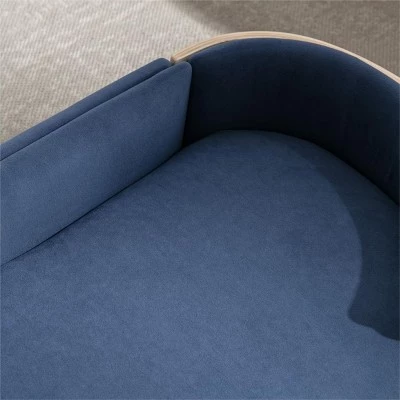 Bulldog Large Dog Beds With Removable Washable Cover, Velvet Cushion With Solid Wood legs and Bent Wood Back-The Pop Maison 7 Bulldog Large Dog Beds With Removable Washable Cover, Velvet Cushion With Solid Wood legs and Bent Wood Back-The Pop Maison - Image 7