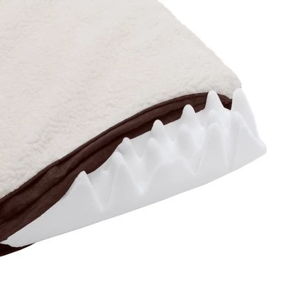 FurHaven Faux Sheepskin & Suede Deluxe Orthopedic Mattress Dog Bed 4 FurHaven Faux Sheepskin & Suede Deluxe Orthopedic Mattress Dog Bed - Image 4