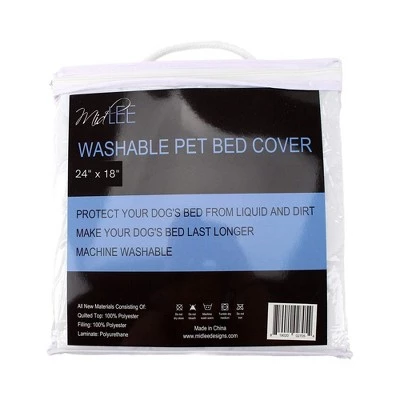 Midlee Quilted Waterproof Dog Bed Cover - Mattress Protector for Pee 2 Midlee Quilted Waterproof Dog Bed Cover - Mattress Protector for Pee - Image 2