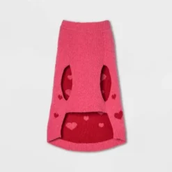 Dog and Cat Sweater - Pink/Red - Boots & Barkley™