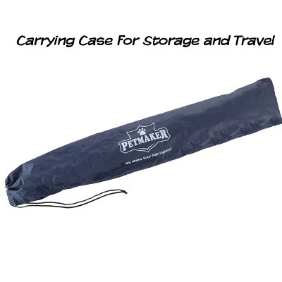 Elevated Dog Bed - 36x29.75-Inch Portable Pet Bed with Non-Slip Feet - Indoor/Outdoor Dog Cot or Puppy Bed for Pets up to 80lbs by PETMAKER (Blue) 2 Elevated Dog Bed - 36x29.75-Inch Portable Pet Bed with Non-Slip Feet - Indoor/Outdoor Dog Cot or Puppy Bed for Pets up to 80lbs by PETMAKER (Blue) - Image 2