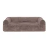 FurHaven Faux Fur & Velvet Orthopedic Sofa Dog Bed