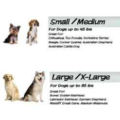 Memory Foam Dog Bed – 2-Layer Orthopedic Dog Bed with Machine Washable Cover - 46 x 27 Dog Bed for Large Dogs up to 95lbs by PETMAKER (Blue) -Pet Gizmos Sales GUEST 41cf28a1 33ba 4455 9713 6cf442ca1116