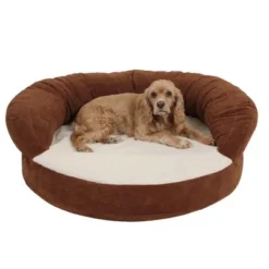 Carolina Pet Company Ortho Sleeper Bolster Dog Bed - Chocolate -Pet Gizmos Sales GUEST 4587df21 bd79 4d38 8789 bfd898dad414