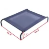 Costway Large Dog Cat Bed Elevated Pet Cot Camping Steel Frame Mat