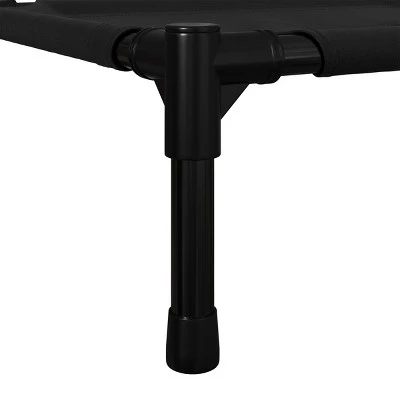 Elevated Dog Bed - 48x36-Inch Portable Pet Bed with Non-Slip Feet - Indoor/Outdoor Dog Cot or Puppy Bed for Pets up to 110lbs by PETMAKER (Black) 6 Elevated Dog Bed - 48x36-Inch Portable Pet Bed with Non-Slip Feet - Indoor/Outdoor Dog Cot or Puppy Bed for Pets up to 110lbs by PETMAKER (Black) - Image 6