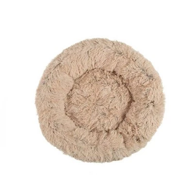 Best Friends by Sheri Donut Shag Dog Bed Taupe 2 Best Friends by Sheri Donut Shag Dog Bed Taupe - Image 2