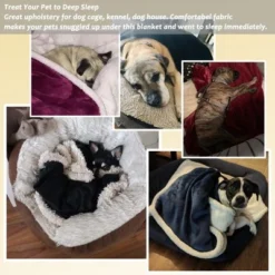 Kritter Planet Large Dog Blanket, Super Soft Fluffy High Pile Fleece Dog Couch Blankets and Throws for Large Medium Small Dogs Pet Cats, 50x60 inches