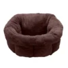 FurHaven Luxury Faux Fur Warming Hi-Lo Cuddler Bed