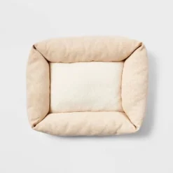 Pet Gizmos Sales 33 Cuddler Dog Bed - Tan - Boots & Barkley™