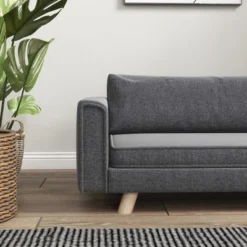 PawHut Raised Dog Sofa with Seat and Back Cushions Elevated Pet Sofa for Small and Medium Dogs, Gray -Pet Gizmos Sales GUEST 65a96b22 815b 4a38 aa0c 2fca7ec65903