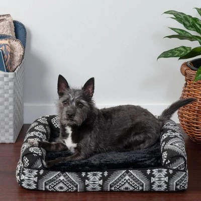 FurHaven Southwest Kilim Memory Foam Sofa Dog Bed 2 FurHaven Southwest Kilim Memory Foam Sofa Dog Bed - Image 2