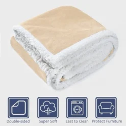 Kritter Planet Large Dog Blanket, Super Soft Fluffy High Pile Fleece Dog Couch Blankets and Throws for Large Medium Small Dogs Pet Cats, 50x60 inches -Pet Gizmos Sales GUEST 729790d2 8938 4e6d 87e3 0e3aefb42a38