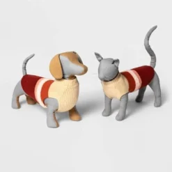 Fuzzy Stripe Dog and Cat Sweater - Deep Orange and Burgundy - Boots & Barkley™ -Pet Gizmos Sales GUEST 746a77f0 8773 49ad 93ad ec149e117179