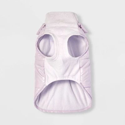 Shiny Dog Puffer Vest - Purple - Boots & Barkley™ 2 Shiny Dog Puffer Vest - Purple - Boots & Barkley™ - Image 2