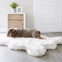 PAW BRANDS PupRug Faux Fur Orthopedic Luxury Dog Bed -Pet Gizmos Sales GUEST 84f360ad addc 446d 8d2d 6776a520a24f