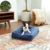 Kensington Garden Casey Rectangle Indoor and Outdoor Pillow Dog Bed Heather
