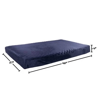Memory Foam Dog Bed – 2-Layer Orthopedic Dog Bed with Machine Washable Cover - 46 x 27 Dog Bed for Large Dogs up to 95lbs by PETMAKER (Blue) 8 Memory Foam Dog Bed – 2-Layer Orthopedic Dog Bed with Machine Washable Cover - 46 x 27 Dog Bed for Large Dogs up to 95lbs by PETMAKER (Blue) -Pet Gizmos Sales GUEST 93c2504c 7680 4a46 8a62 98031882ba41