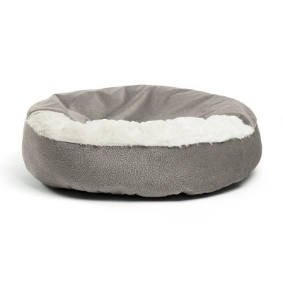 Best Friends by Sheri Cozy Cuddler Ilan Dog Bed - 24"x24" - Gray 1 Best Friends by Sheri Cozy Cuddler Ilan Dog Bed - 24"x24" - Gray