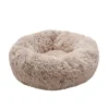 FurHaven Calming Cuddler Long Fur Donut Dog Bed