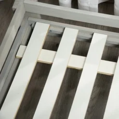 PawHut Elevated Dog Bed, Wooden Raised Pet Sofa, Portable Dog Couch Cat Lounge with Removable Washable Cushion for Large Dogs and Cats, Light Gray 9 PawHut Elevated Dog Bed, Wooden Raised Pet Sofa, Portable Dog Couch Cat Lounge with Removable Washable Cushion for Large Dogs and Cats, Light Gray -Pet Gizmos Sales GUEST 99953a7c 047a 4e59 9a5f e4705f26f64b