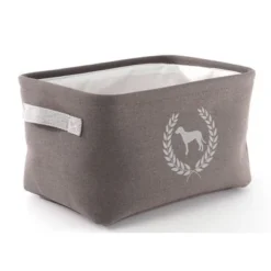 Precious Tails Linen Storage Bins - 3pk - Dog Crest, Pet Gear Organizer, Elegant Home Decor, Durable & Easy Clean -Pet Gizmos Sales GUEST 9b4f757b f881 4f24 91cb 4f169b7a45af