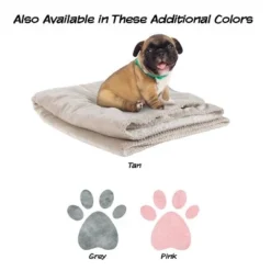 Waterproof Pet Blanket - 30x40-Inch Reversible Fleece Throw Protects Couches, Cars, and Beds from Spills, Stains, and Fur by PETMAKER (Tan) -Pet Gizmos Sales GUEST 9bc98e97 93fb 4164 8652 cf6ccd5d4955