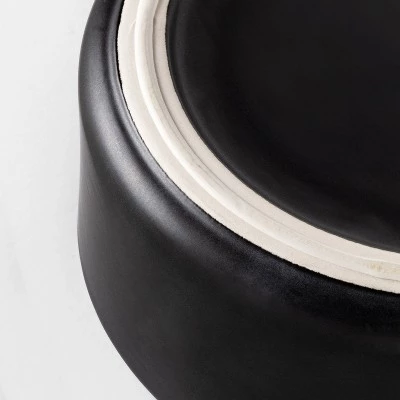 Boots & Barkley 6Cup Dog Bowl with Resist Pattern - Matte Black - Boots & Barkley™ 1 Boots & Barkley 6Cup Dog Bowl with Resist Pattern - Matte Black - Boots & Barkley™