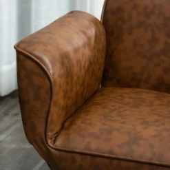 PawHut Pet Sofa Dog Bed Couch, Foldable Cat Lounger PU Leather Cover for Medium & Large Sized Animals, Brown -Pet Gizmos Sales GUEST 9e3d8ec7 0cd4 436d afe2 e8ab3c1f3b64