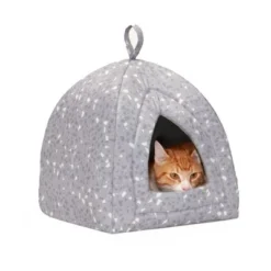 FurHaven Fleece Pet Tent Cat Bed -Pet Gizmos Sales GUEST a1e6c097 6ec7 4177 aea3 fa585a4df353