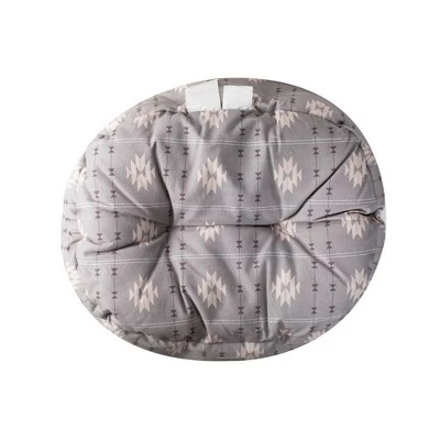 PetShop by Fringe Studio Geometric Round Cuddler Dog Bed - Gray 7 PetShop by Fringe Studio Geometric Round Cuddler Dog Bed - Gray - Image 7