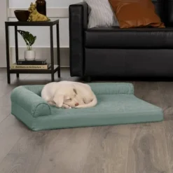 FurHaven Paw-Quilted Memory Top Deluxe L-Chaise Dog Bed -Pet Gizmos Sales GUEST a4c1e24a 8e67 4c32 bbfb afefbb03a0ba