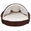FurHaven Faux Sheepskin Snuggery Gel Top Foam Dog Bed