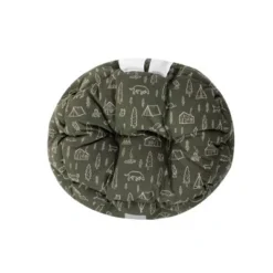 PetShop by Fringe Studio Camping Olive Round Cuddler Dog Bed - M -Pet Gizmos Sales GUEST ba2c215f 793c 4951 aca2 a52a30a0c1c5