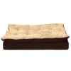 FurHaven Mink Fur & Suede Pillow-Top Orthopedic Dog Bed