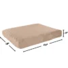 Pet Adobe Orthopedic Memory Foam Dog Bed - Tan