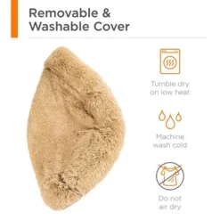 Best Choice Products Dog Bed Self-Warming Plush Shag Fur Donut Calming Pet Bed Cuddler - Brown -Pet Gizmos Sales GUEST c4243113 7689 46bb 967e 1a8af13f5333