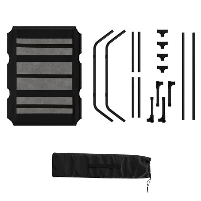 Elevated Dog Bed - 48x36-Inch Portable Pet Bed with Non-Slip Feet - Indoor/Outdoor Dog Cot or Puppy Bed for Pets up to 110lbs by PETMAKER (Black) 7 Elevated Dog Bed - 48x36-Inch Portable Pet Bed with Non-Slip Feet - Indoor/Outdoor Dog Cot or Puppy Bed for Pets up to 110lbs by PETMAKER (Black) - Image 7