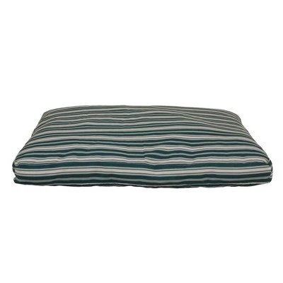 Carolina Pet Company Striped Faux Gusset Jamison Dog Bed - Green 1 Carolina Pet Company Striped Faux Gusset Jamison Dog Bed - Green