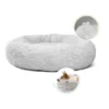 Best Friends by Sheri Donut Lux Dog Bed Gray