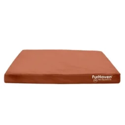 FurHaven Logo Indoor/Outdoor Deluxe Oxford Orthopedic Mattress Dog Bed
